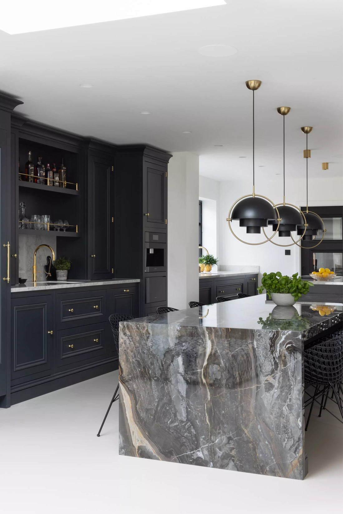 The Black and Gold Kitchen